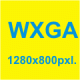 WXGA (1280x800pxl.)